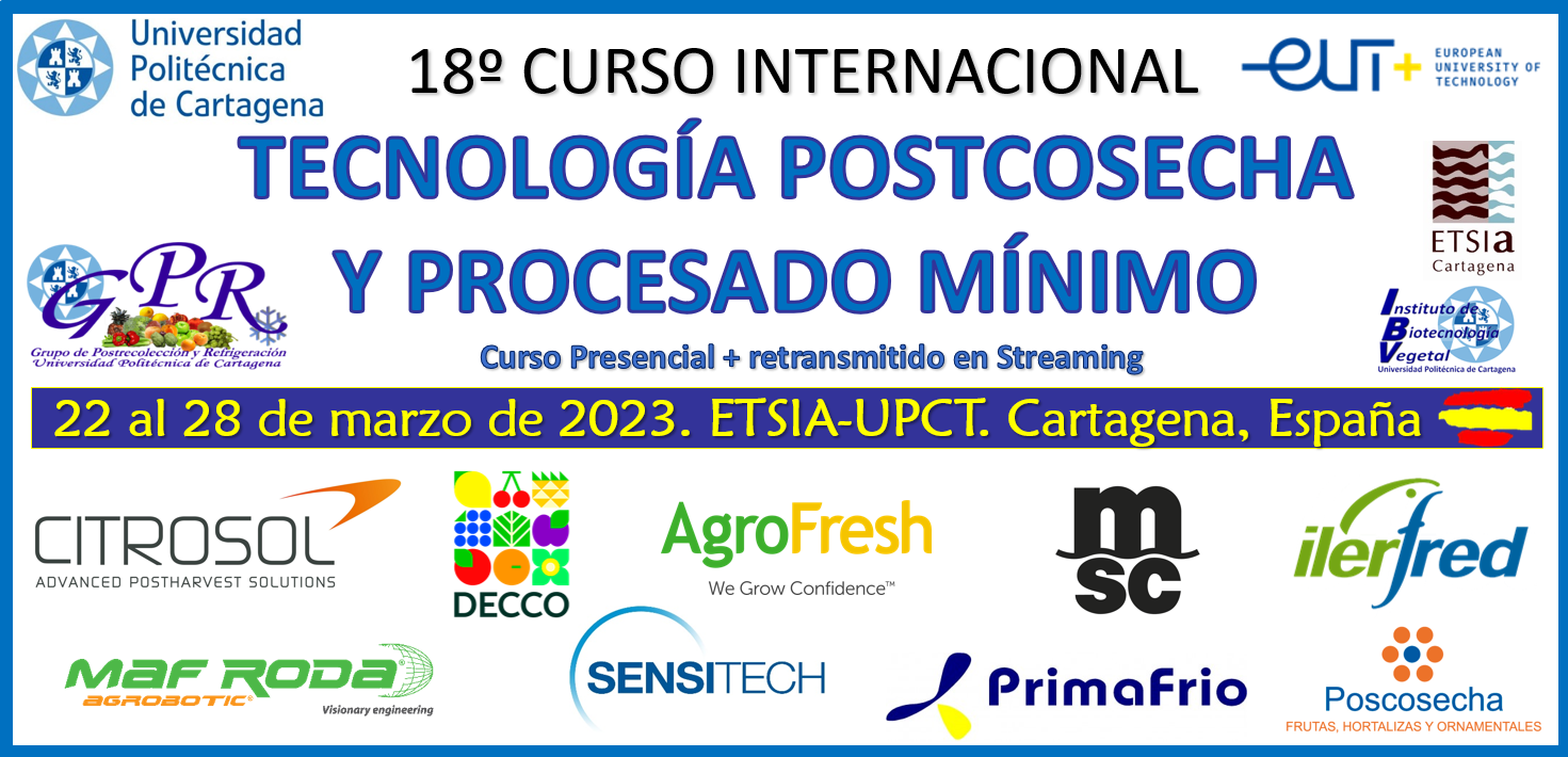 Imagen de 18º CURSO INTERNACIONAL DE TECNOLOGÍA POSTCOSECHA Y PROCESADO MÍNIMO HORTOFRUTÍCOLA